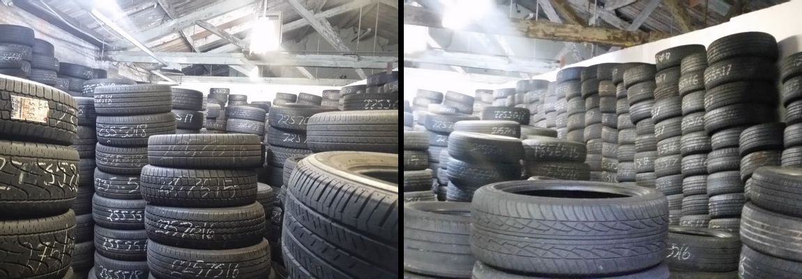 Huge Warehouse of Quality Used Tires